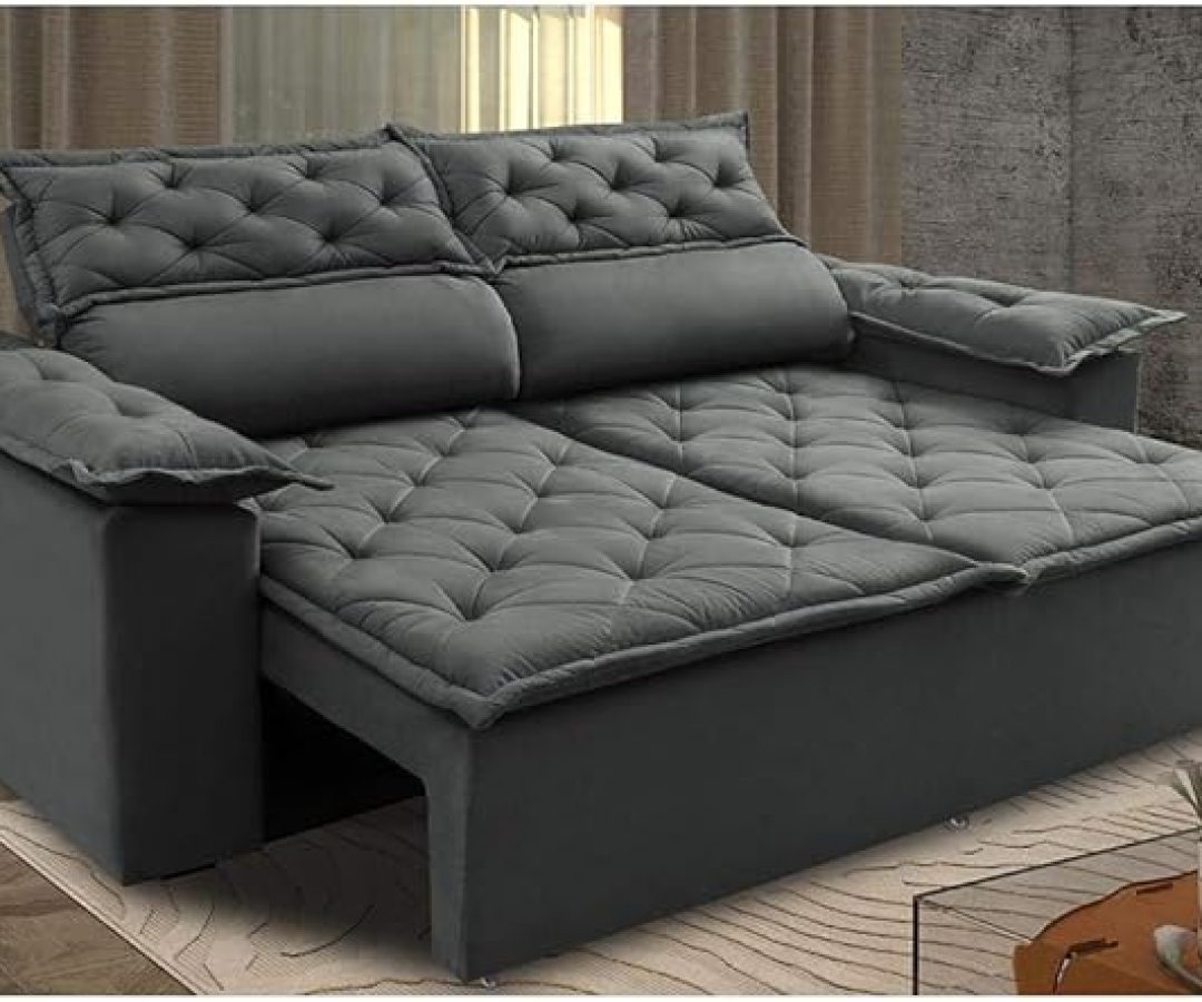 Sofá Retrátil e Reclinável Cama Inbox Compact 1,50m: Conforto e Estilo para sua Sala