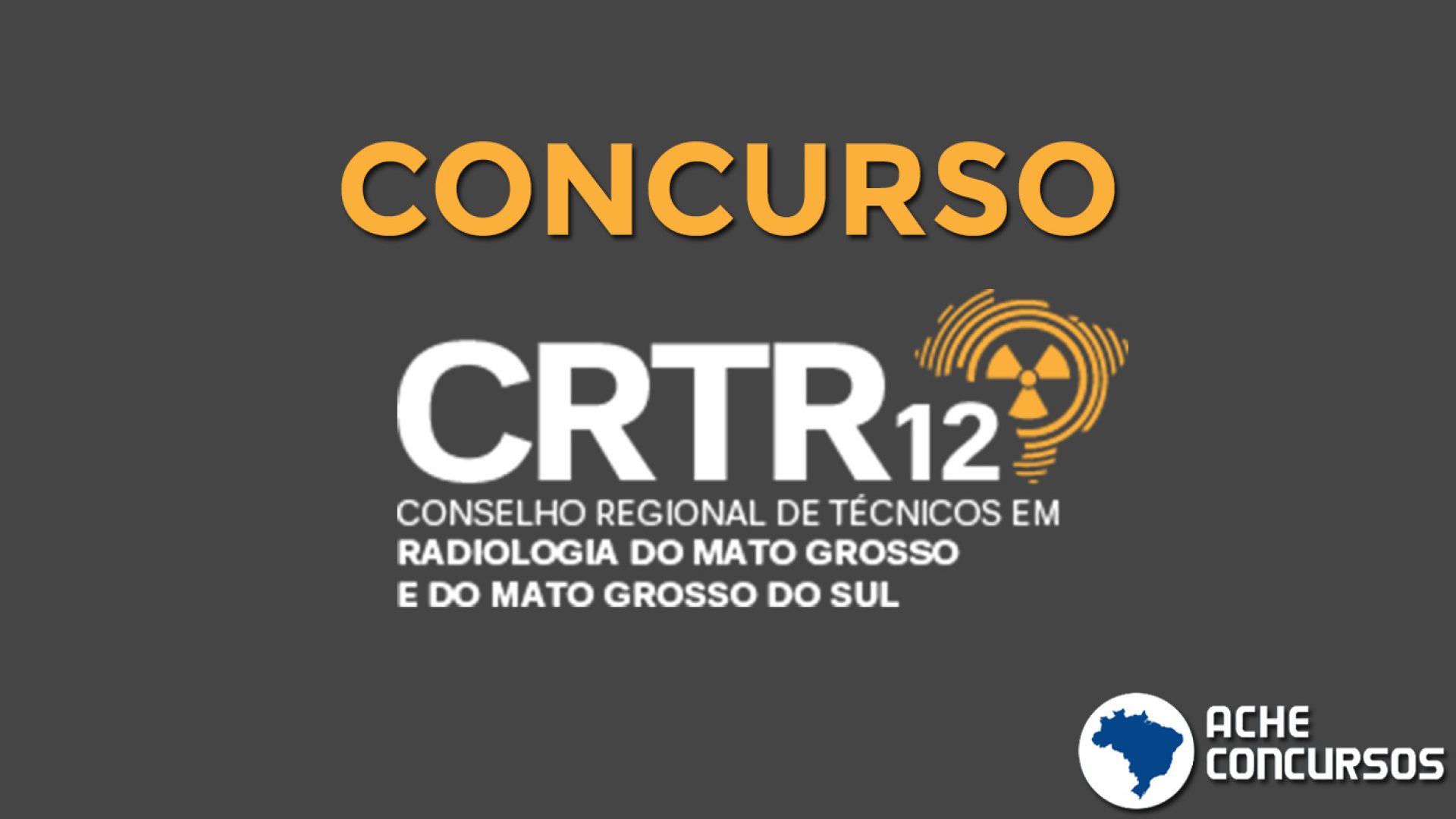 Concurso Público do CRTR-12 oferece vagas para níveis médio e técnico